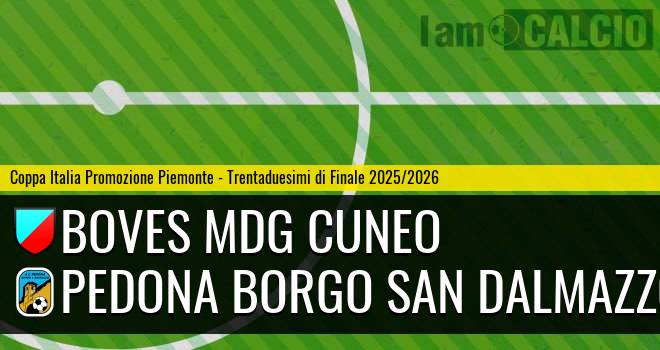 Boves MDG Cuneo - Pedona Borgo San Dalmazzo