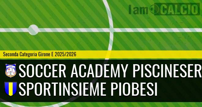 Soccer Academy PiscineseRiva 1964 - Sportinsieme Piobesi