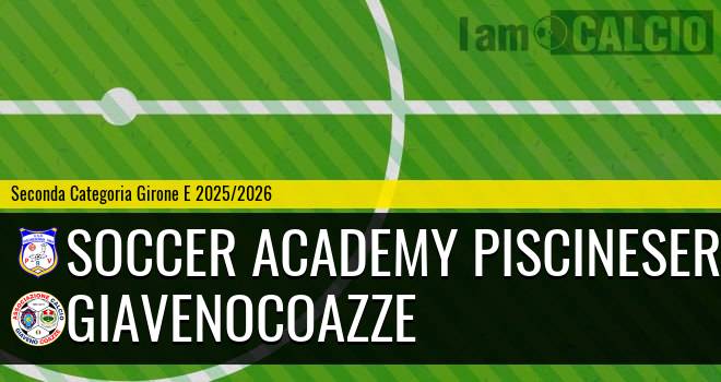 Soccer Academy PiscineseRiva 1964 - GiavenoCoazze