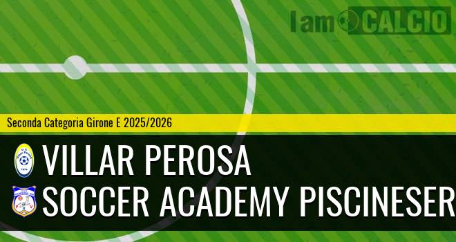 Villar Perosa - Soccer Academy PiscineseRiva 1964