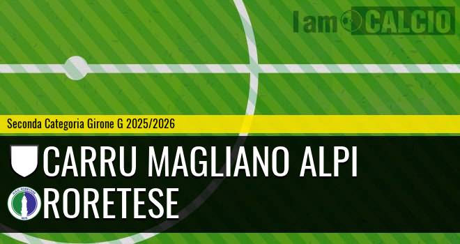 Carru Magliano Alpi - Roretese