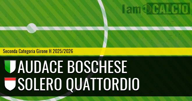 Audace Boschese - Solero Quattordio