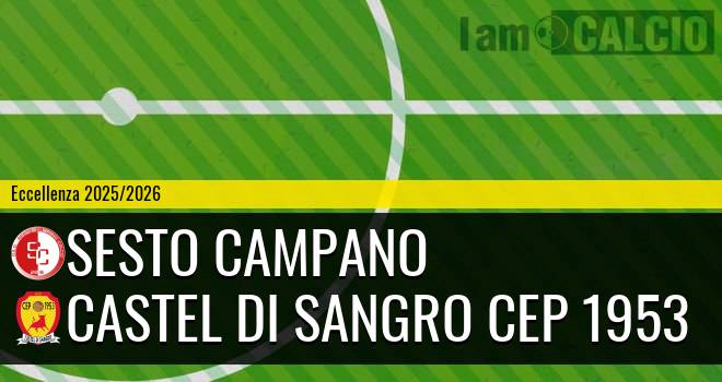 Sesto Campano - Castel di Sangro CEP 1953