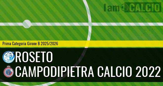 Roseto - Campodipietra Calcio 2022