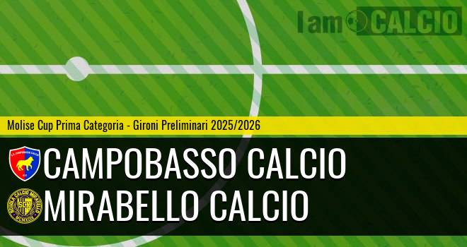 Campobasso Calcio - Mirabello Calcio