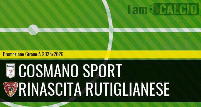 Cosmano Sport - Rinascita Rutiglianese