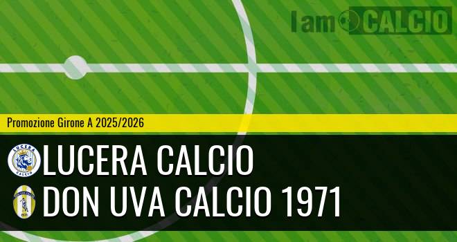 Lucera Calcio - Don Uva Calcio 1971