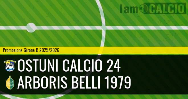 Ostuni Calcio 24 - Arboris Belli 1979