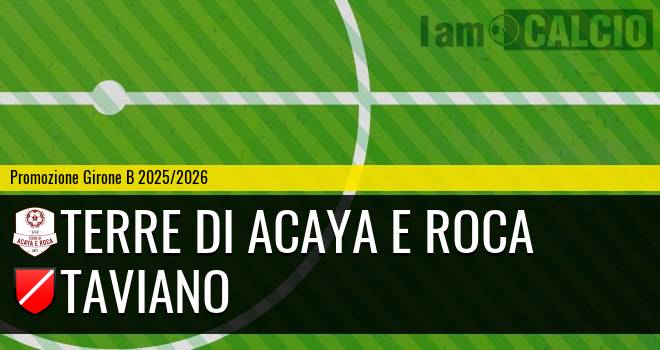 Terre Di Acaya E Roca - Football Taviano