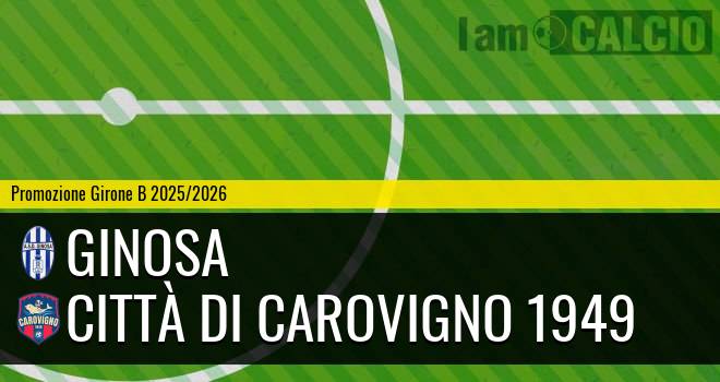 Ginosa - Città Di Carovigno 1949