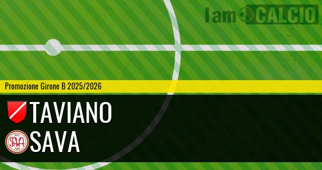 Football Taviano - Sava