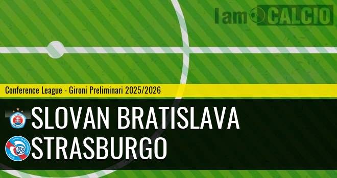 Slovan Bratislava - Strasburgo