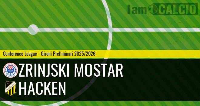 Zrinjski Mostar - Hacken Zrinjski Mostar - Hacken