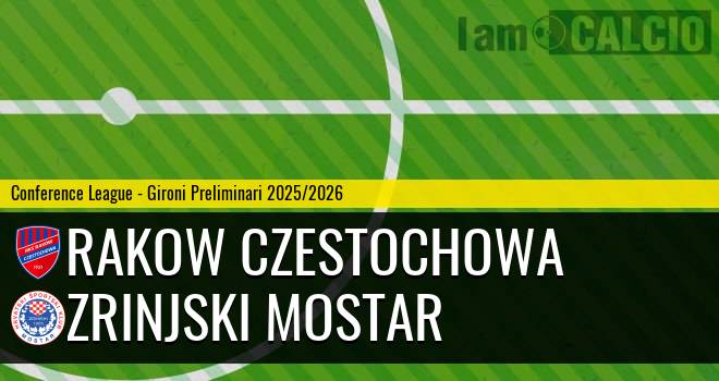 Rakow Czestochowa - Zrinjski Mostar Rakow Czestochowa - Zrinjski Mostar
