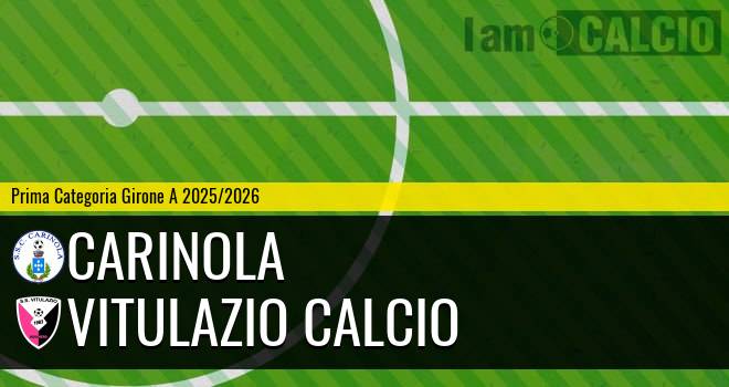 Carinola - Vitulazio Calcio