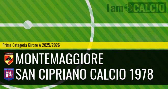 Montemaggiore - San Cipriano Calcio 1978