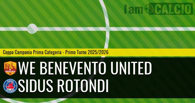 We Benevento United - Sidus Rotondi