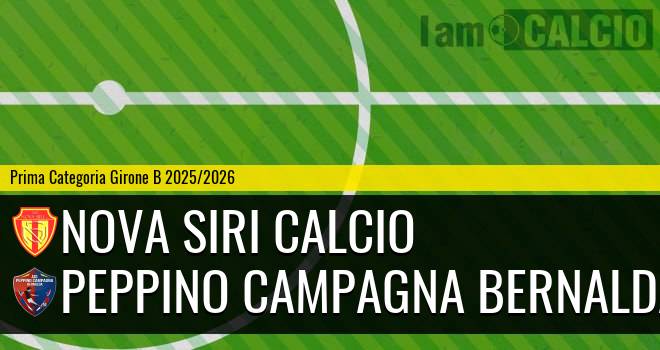 Nova Siri Calcio - Peppino Campagna Bernalda