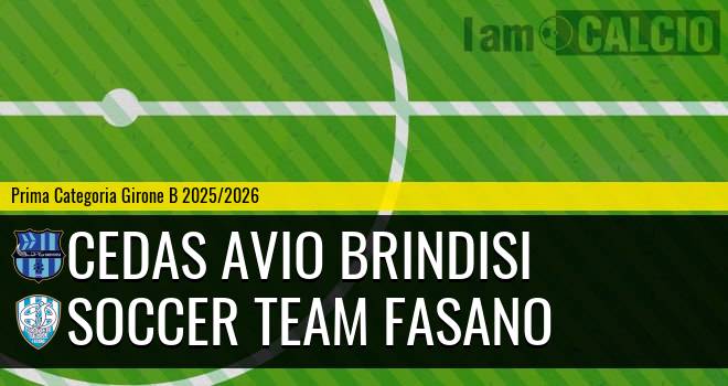 Cedas Avio Brindisi - Soccer Team Fasano