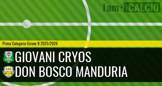 Giovani Cryos - Don Bosco Manduria