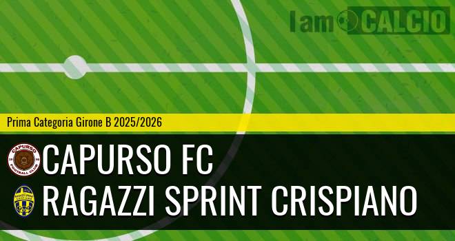 Capurso FC - Ragazzi Sprint Crispiano