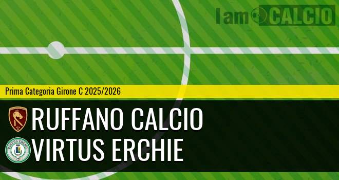 Ruffano Calcio - Virtus Erchie