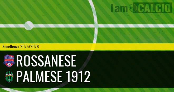 Rossanese - Palmese 1912