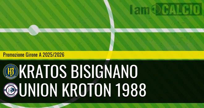 Kratos Bisignano - Union Kroton 1988