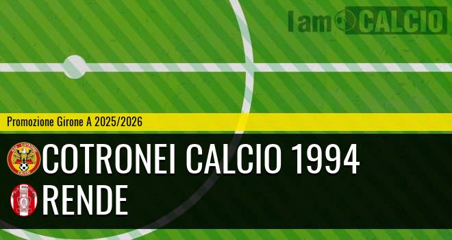 Cotronei Calcio 1994 - Rende