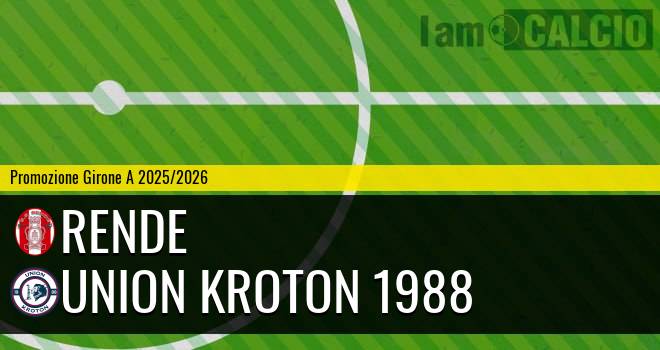 Rende - Union Kroton 1988