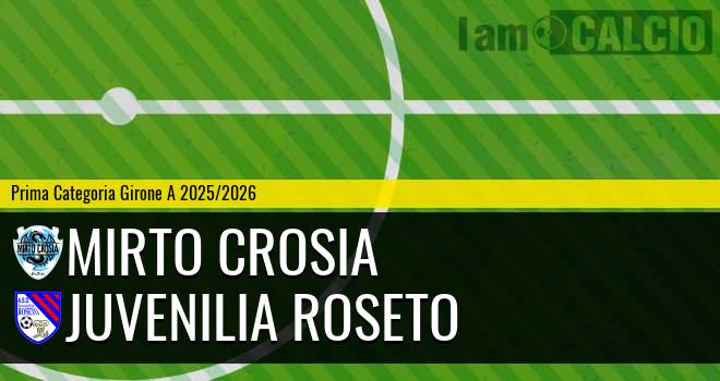 Mirto Crosia - Juvenilia Roseto