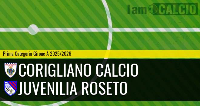 Corigliano Calcio - Juvenilia Roseto