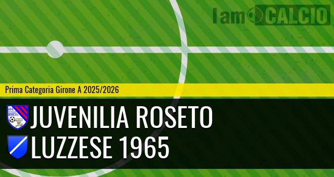 Juvenilia Roseto - Luzzese 1965