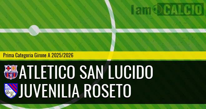 Atletico San Lucido - Juvenilia Roseto