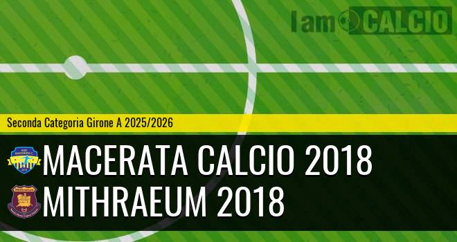 Macerata Calcio 2018 - Mithraeum 2018