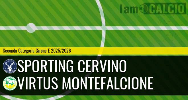 Sporting Cervino - Virtus Montefalcione