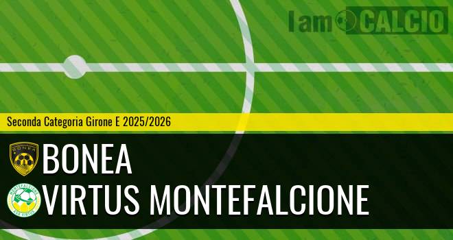 Bonea - Virtus Montefalcione