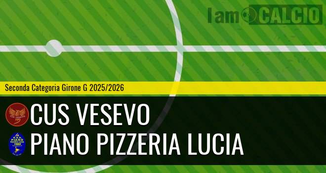 CUS Vesevo - Piano Pizzeria Lucia