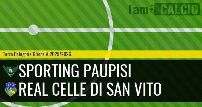Sporting Paupisi - Real Celle di San Vito