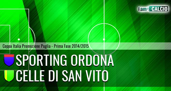 Sporting Ordona - Celle Di San Vito