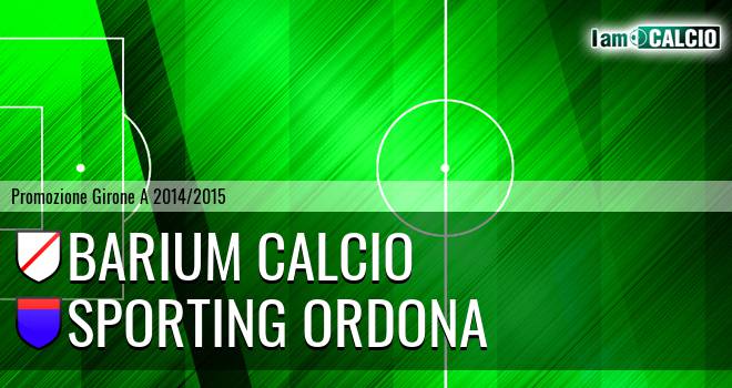 Barium Calcio - Sporting Ordona