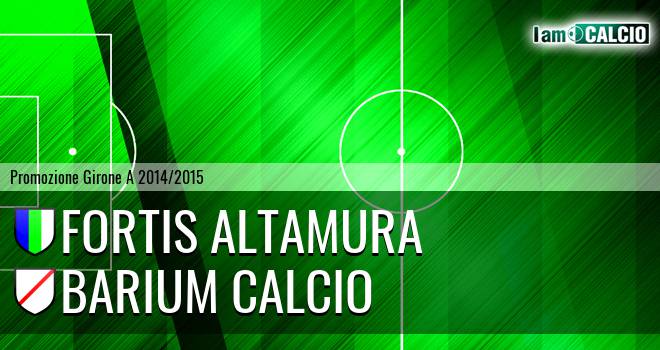 Fortis Altamura - Barium Calcio