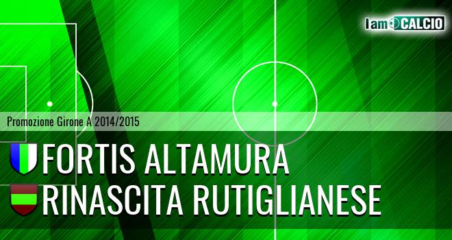 Fortis Altamura - Rinascita Rutiglianese