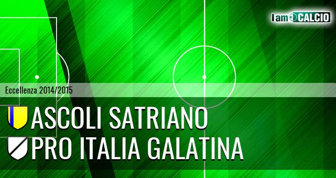 Ascoli Satriano - Pro Italia Galatina