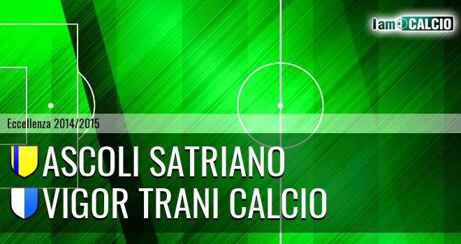 Ascoli Satriano - Vigor Trani Calcio