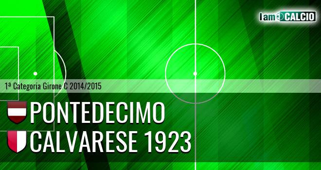 Pontedecimo - Calvarese 1923