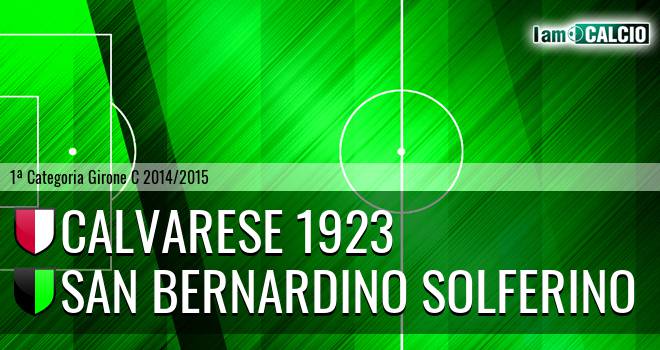 Calvarese 1923 - San Bernardino Solferino