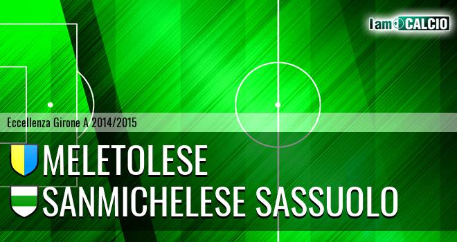 Meletolese - Sanmichelese Sassuolo