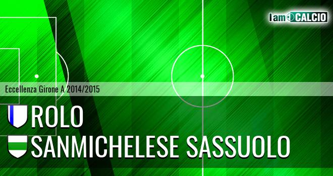 Rolo - Sanmichelese Sassuolo