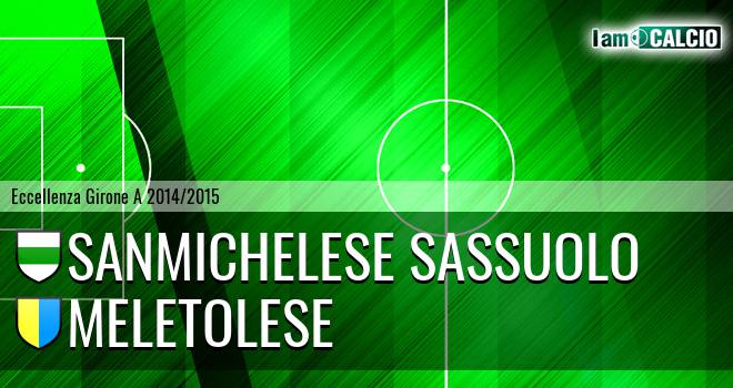 Sanmichelese Sassuolo - Meletolese